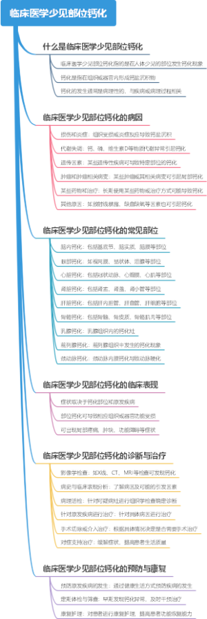 临床医学少见部位钙化