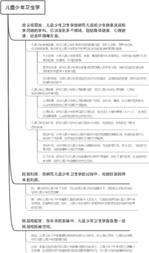 儿童少年卫生学