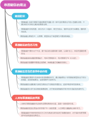 草原鼢鼠的用法