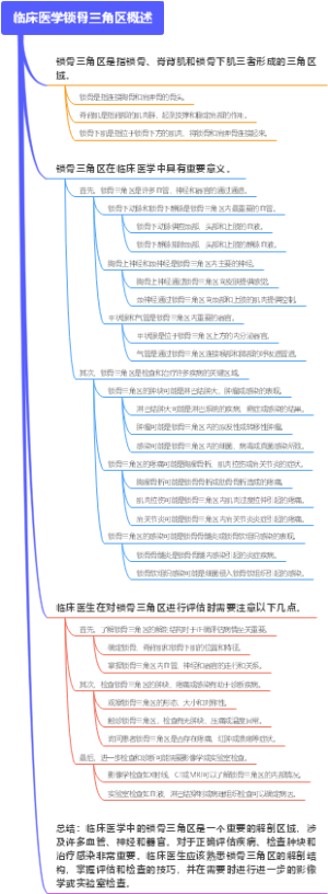 临床医学锁骨三角区概述