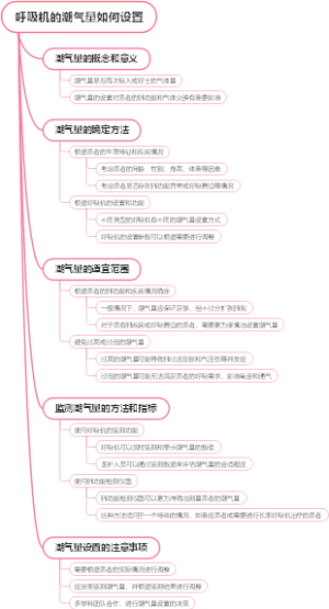 呼吸机的潮气量如何设置