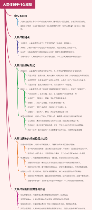 大集体属于什么编制