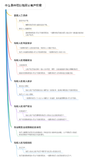 什么条件可以购买公有产权房