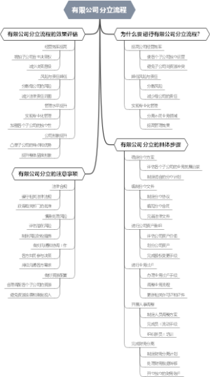 有限公司分立流程