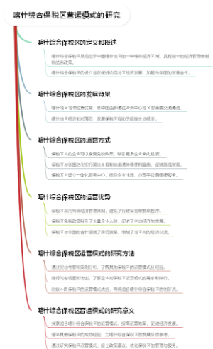 喀什综合保税区营运模式的研究