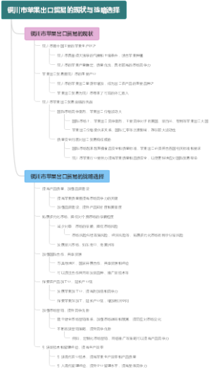 铜川市苹果出口贸易的现状与战略选择