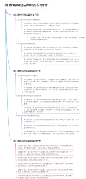厦门象屿保税区运作实践分析与思考