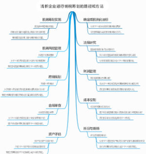 浅析企业进行纳税筹划的路径和方法