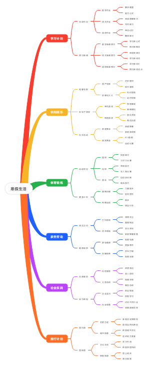 寒假生活