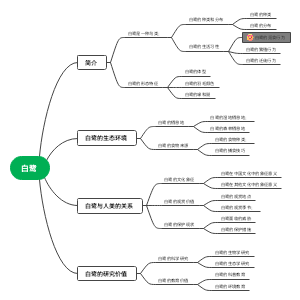 白鹭思维导图
