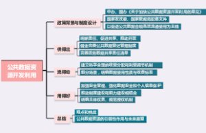 公共数据资源开发利用