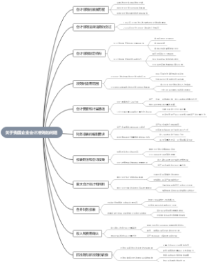 关于我国企业会计准则的问题