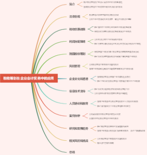 税收筹划在企业会计实务中的应用