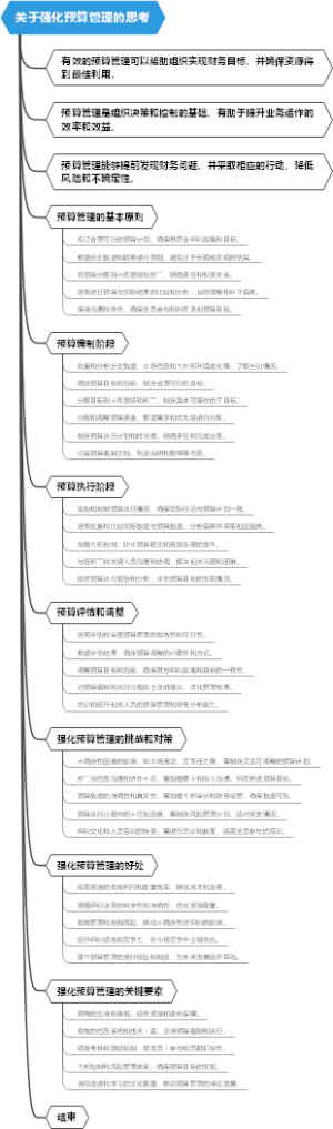 关于强化预算管理的思考