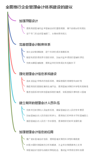 全面推行企业管理会计体系建设的建议