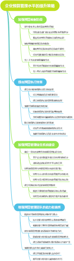企业预算管理水平的提升策略