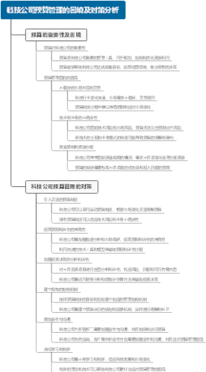 科技公司预算管理的困境及对策分析