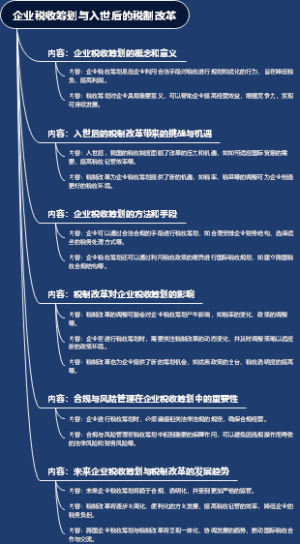 企业税收筹划与入世后的税制改革