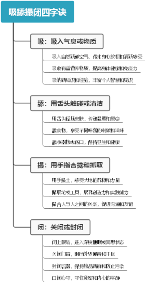 吸舔撮闭四字诀