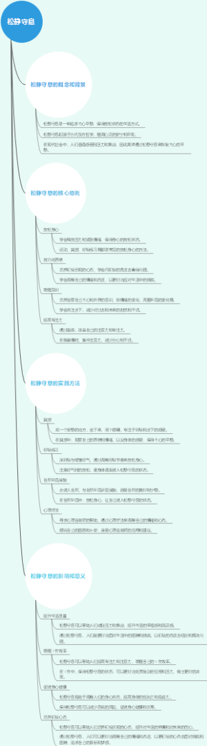 松静守息