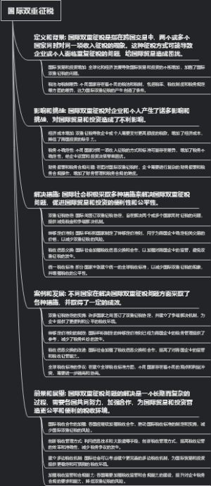 国际双重征税
