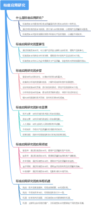 标底应用研究