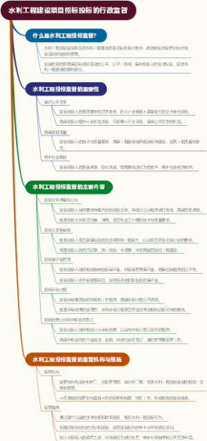 水利工程建设项目招标投标的行政监督
