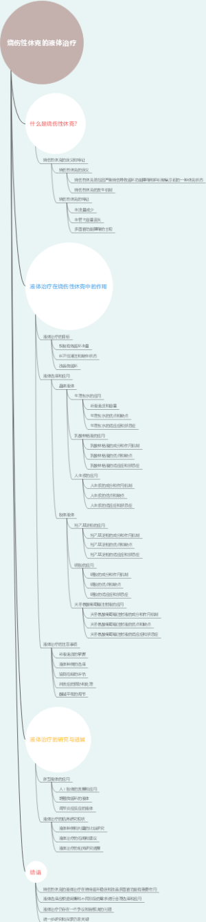 烧伤性休克的液体治疗