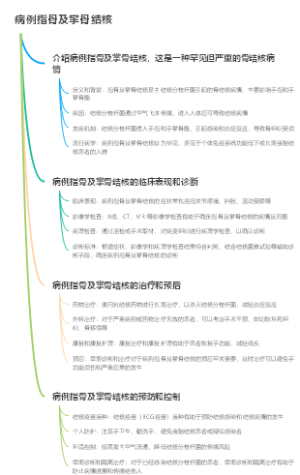 病例指骨及掌骨结核