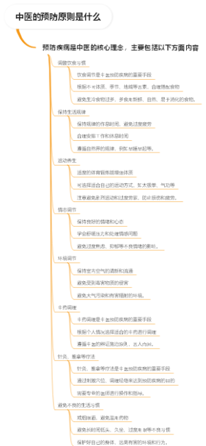 中医的预防原则是什么