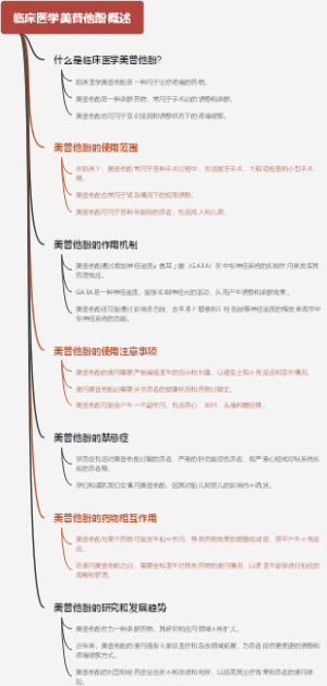 临床医学美普他酚概述