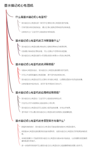 墨水描记式心电图机
