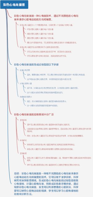 彩色心电向量图