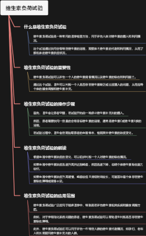 维生素负荷试验