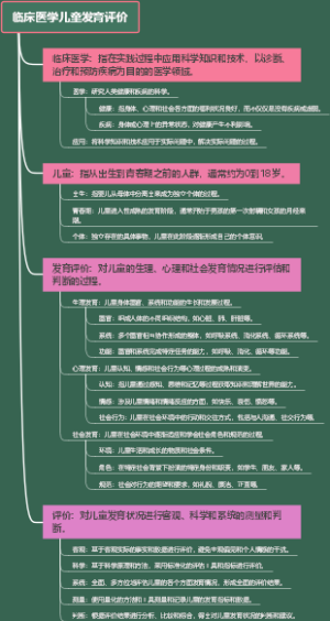 临床医学儿童发育评价
