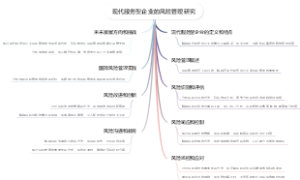 现代服务型企业的风险管理研究