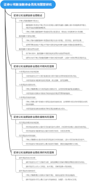 证券公司融资融券业务风险管理研究