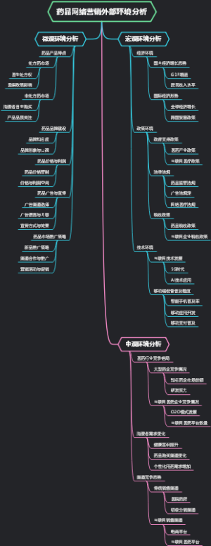 药品网络营销外部环境分析