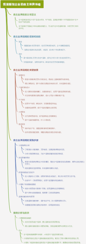 我国服装企业的自主品牌战略