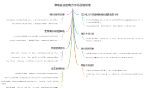 供电企业的电力市场营销策略