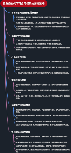 论电商时代下可食用餐具的营销策略