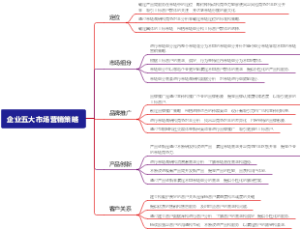 企业五大市场营销策略
