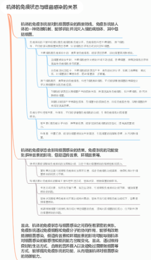 机体的免疫状态与细菌感染的关系