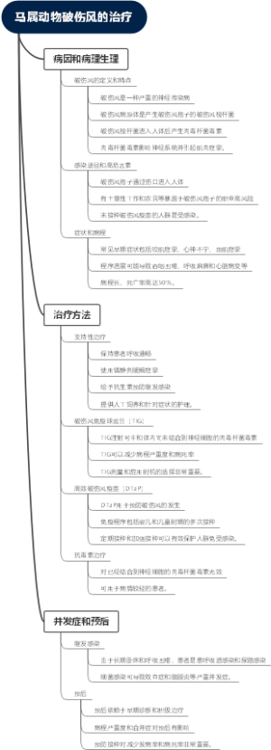 马属动物破伤风的治疗