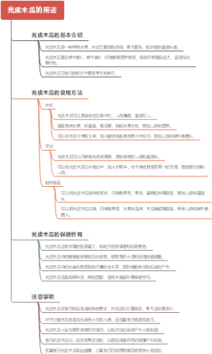 光皮木瓜的用法