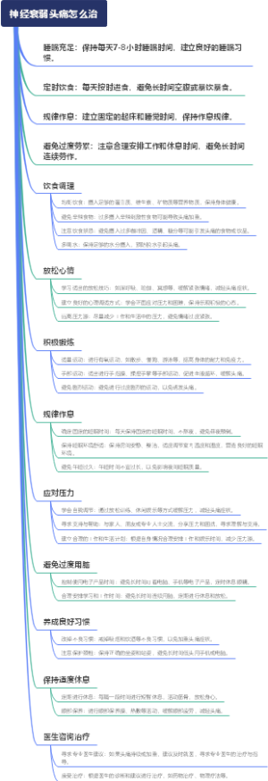 神经衰弱头痛怎么治