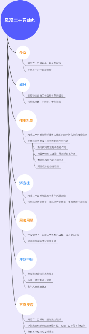 风湿二十五味丸