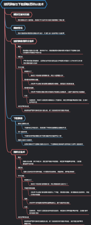 冠状静脉与下腔静脉搭桥分流术