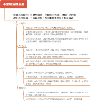小果皂角的用法