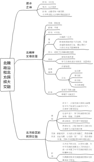 历史：七上20  北魏政治和北方民族大交融
